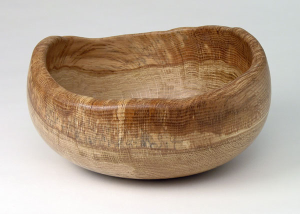 #1300 - Bowl in garry oak